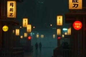 《褪色的胶片》放映机光束穿过灰尘的画面