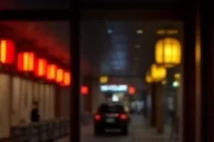 《慢速街景》人行道上被拉长的行人影子