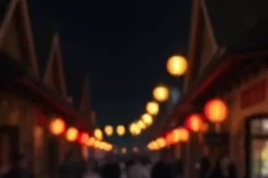 《夜行手记》夜景中路灯与人物剪影的光比对比