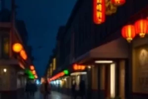 《玻璃钟摆》以门框为中轴的对称构图实拍画面
